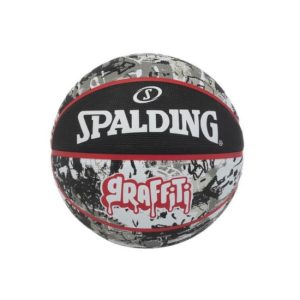 Spalding kosarkaska lopta Graffiti Black/red